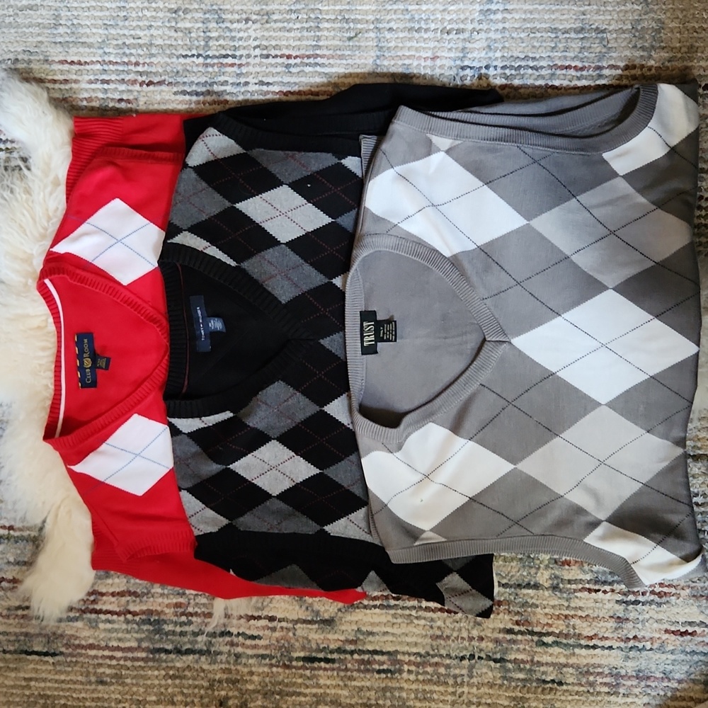 Men AGRYLE Sweater Vest Bundle(3) Sz XXL/3XL
